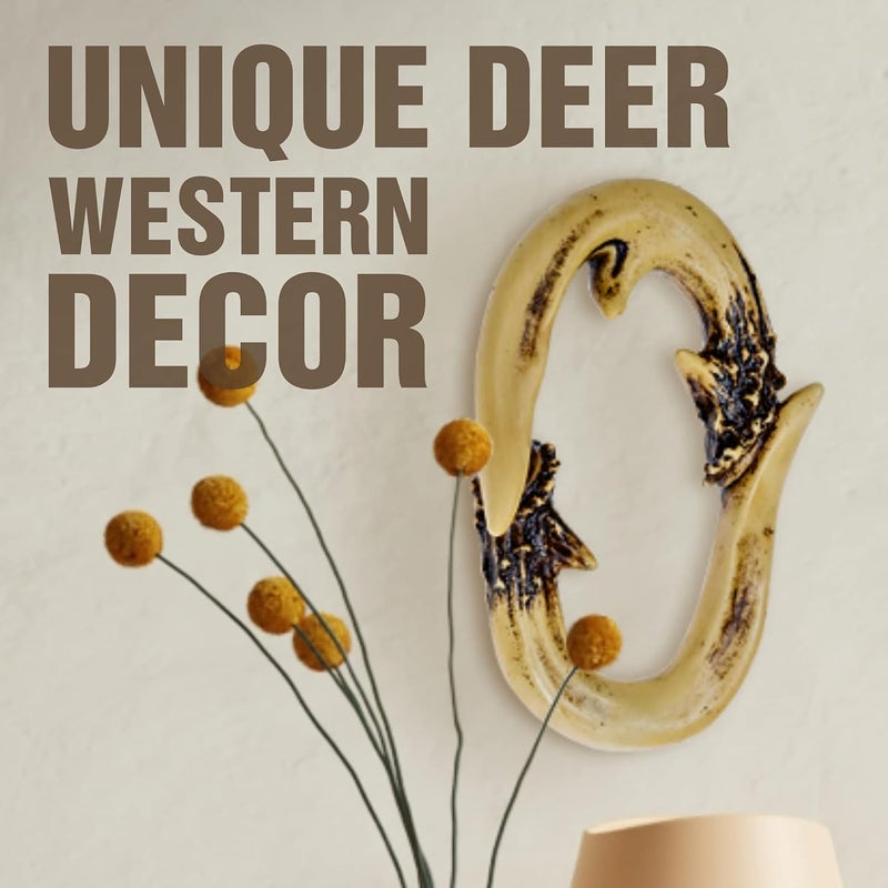 Pine Ridge Personalized Name Art 6" Antler Number 0" Home Decor - 3D Western Decorative Hanging Wall Letters, Numbers, and Symbols Decorations Deer Antler Monogram Hunting Sign Design - Image 3